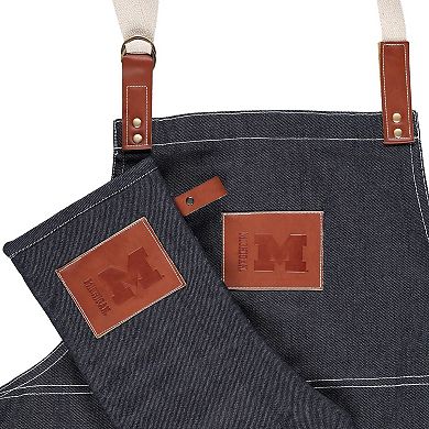 Michigan Wolverines Grill Apron and Glove Set