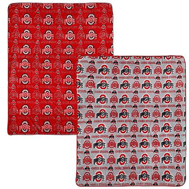 Pegasus Ohio State Buckeyes 60�۝ x 70�۝ Home & Away Two-Piece Blanket Set