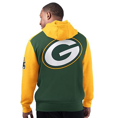 Men's Starter Green Green Bay Packers Extreme Pullover Hoodie