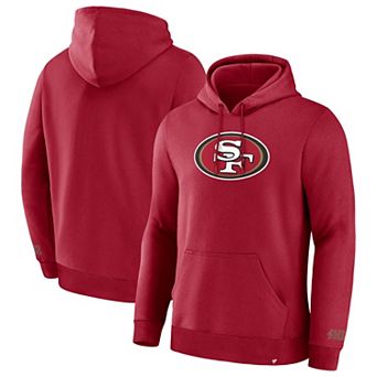 Men's Fanatics Scarlet San Francisco 49ers Legacy Fleece Pullover Hoodie