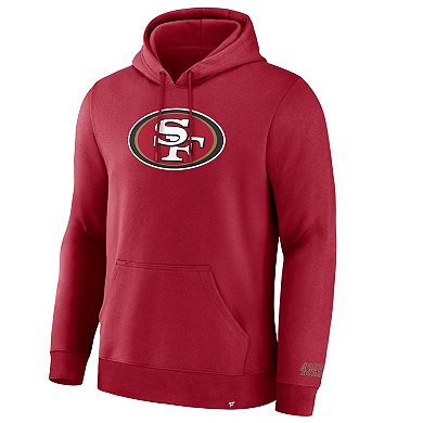 Men's Fanatics Scarlet San Francisco 49ers Legacy Fleece Pullover Hoodie