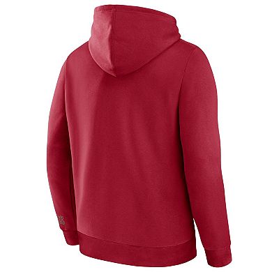 Men's Fanatics Scarlet San Francisco 49ers Legacy Fleece Pullover Hoodie