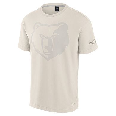 Men's Fanatics Cream Memphis Grizzlies Elements Iconic T-Shirt
