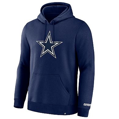 Men's Fanatics Navy Dallas Cowboys Legacy Fleece Pullover Hoodie