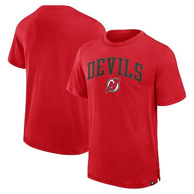 Men's Fanatics Red New Jersey Devils Elevated Pima T-Shirt
