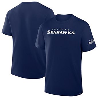 Men's Fanatics College Navy Seattle Seahawks Legacy Cotton T-Shirt