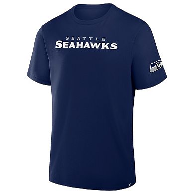 Men's Fanatics College Navy Seattle Seahawks Legacy Cotton T-Shirt