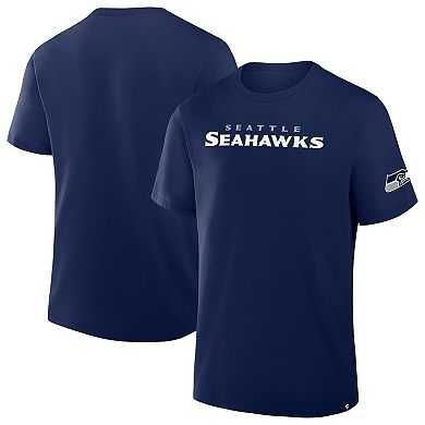 Men's Fanatics College Navy Seattle Seahawks Legacy Cotton T-Shirt