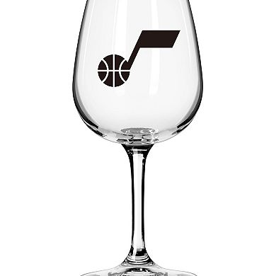 Utah Jazz Logo 12oz. Stemmed Wine Glass