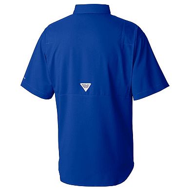 Men's Columbia Royal Los Angeles Dodgers 2024 World Series Champions Tamiami Short Sleeve Button-Down Shirt