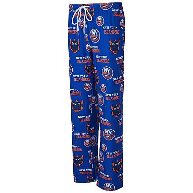 Women's Concepts Sport Royal New York Islanders Zest Allover Print Knit Pants
