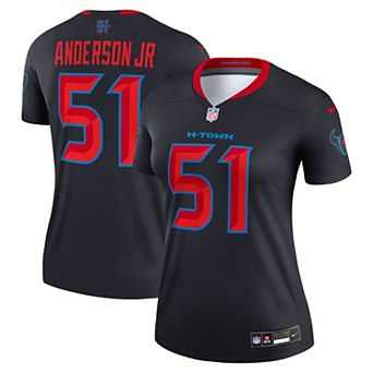 Women's Nike Will Anderson Jr. Navy Houston Texans Alternate Legend Player Performance Top