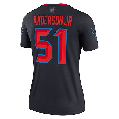 Women's Nike Will Anderson Jr. Navy Houston Texans Alternate Legend Player Performance Top