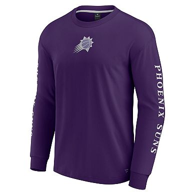 Men's Fanatics Purple Phoenix Suns Elements Strive Long Sleeve T-Shirt