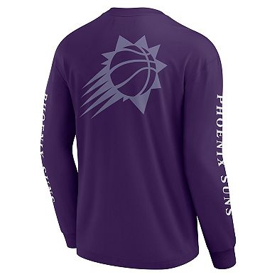 Men's Fanatics Purple Phoenix Suns Elements Strive Long Sleeve T-Shirt