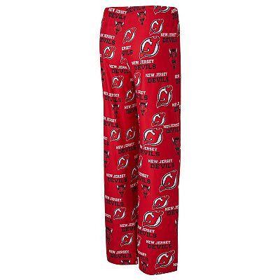 Women s Concepts Sport Red New Jersey Devils Zest Allover Print Knit Pants