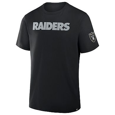 Men's Fanatics Black Las Vegas Raiders Legacy Cotton T-Shirt