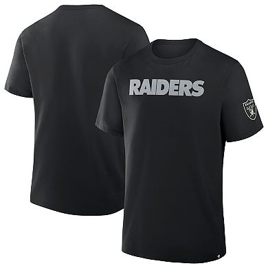 Men's Fanatics Black Las Vegas Raiders Legacy Cotton T-Shirt