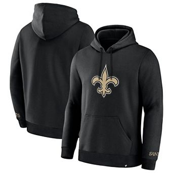 Men's Fanatics Black New Orleans Saints Legacy Fleece Pullover Hoodie
