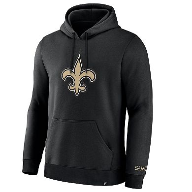 Men's Fanatics Black New Orleans Saints Legacy Fleece Pullover Hoodie