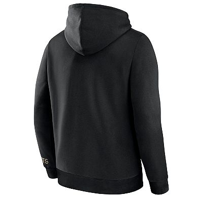 Men's Fanatics Black New Orleans Saints Legacy Fleece Pullover Hoodie