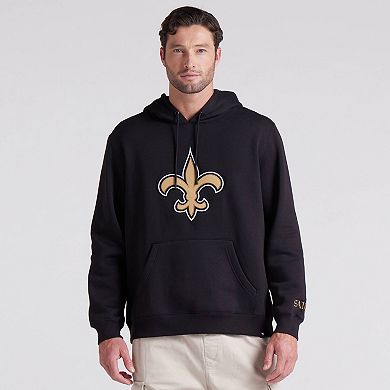 Men's Fanatics Black New Orleans Saints Legacy Fleece Pullover Hoodie
