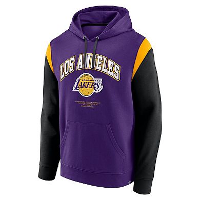 Men's Fanatics Purple Los Angeles Lakers Scorer Pullover Hoodie