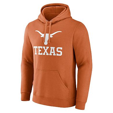 Men's Fanatics Texas Orange Texas Longhorns Team Lockup Pullover Hoodie