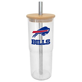 Buffalo Bills 24oz. Glass Tumbler