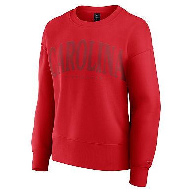 Women's Fanatics Red Carolina Hurricanes Elements Flow Pullover Sweatshirt