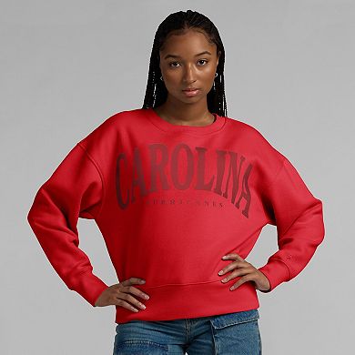 Women's Fanatics Red Carolina Hurricanes Elements Flow Pullover Sweatshirt