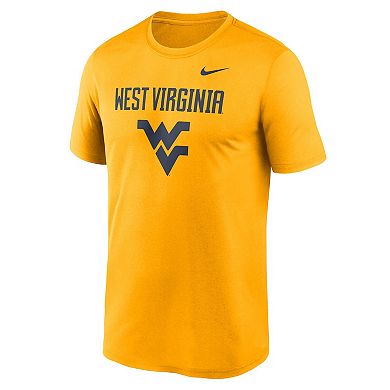 Men's Nike Gold West Virginia Mountaineers Lockup Legend Performance T-Shirt