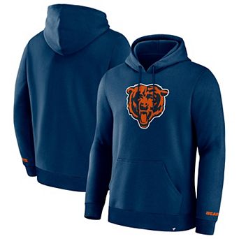 Men's Fanatics Navy Chicago Bears Legacy Fleece Pullover Hoodie