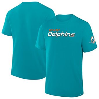Men's Fanatics Aqua Miami Dolphins Legacy Cotton T-Shirt