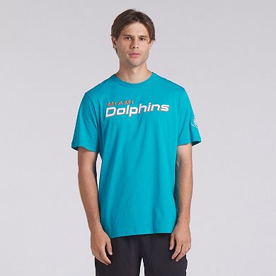 Men's Fanatics Aqua Miami Dolphins Legacy Cotton T-Shirt