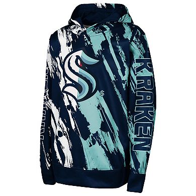 Preschool Deep Sea Blue Seattle Kraken Master Snipe Pullover Hoodie