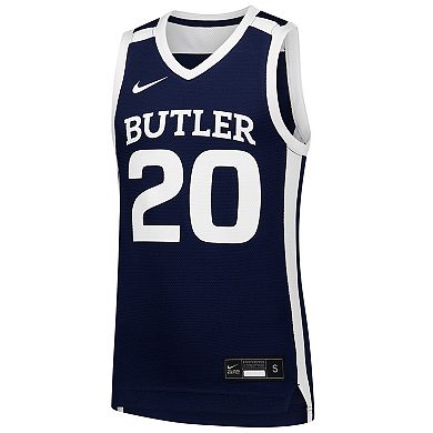 Youth Nike #20 Navy Butler Bulldogs Replica Basketball Jersey