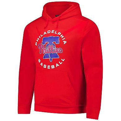 Men's Dunbrooke Red Philadelphia Phillies Champion Pullover Hoodie