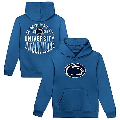 Toddler Blue Penn State Nittany Lions Team Banner Fleece Pullover Hoodie