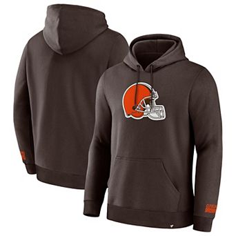 Men's Fanatics Brown Cleveland Browns Legacy Fleece Pullover Hoodie