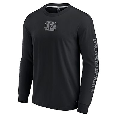 Unisex Fanatics Black Cincinnati Bengals Elements Strive Long Sleeve T-Shirt