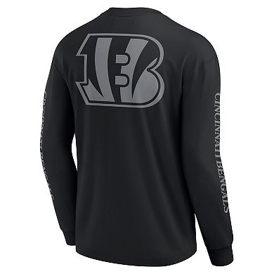 Unisex Fanatics Black Cincinnati Bengals Elements Strive Long Sleeve T-Shirt