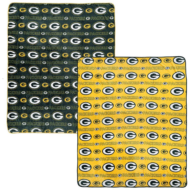 Pegasus Green Bay Packers 60 x 70 Home & Away Two-Piece Blanket Set, Team