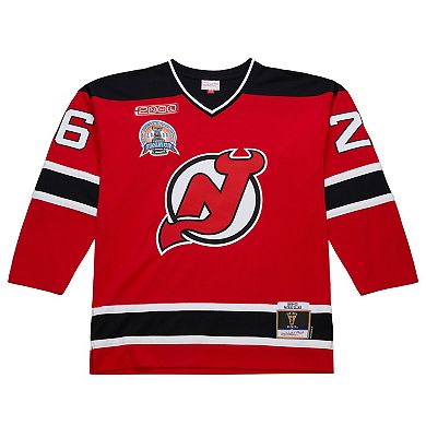 Men's Patrik Elias Red New Jersey Devils 1999-00 Power Play Jersey