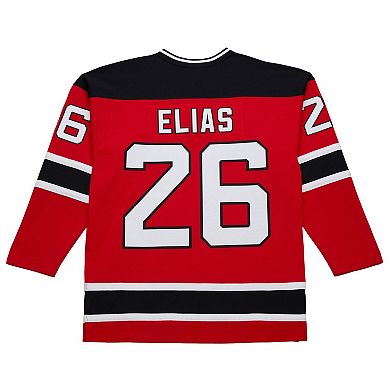 Men's Patrik Elias Red New Jersey Devils 1999-00 Power Play Jersey