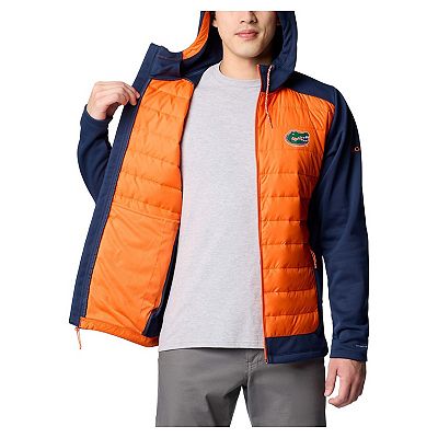 Men's Columbia Navy/Orange Florida Gators Out-Shield Hybrid Full