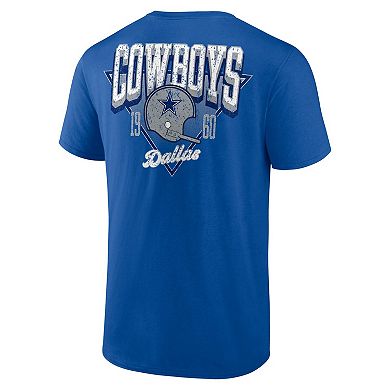 Men's Fanatics Royal Dallas Cowboys Never Over T-Shirt