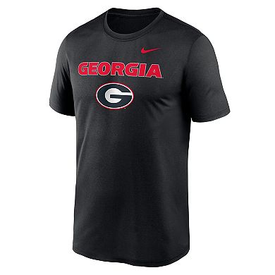 Men's Nike Black Georgia Bulldogs Lockup Legend Performance T-Shirt