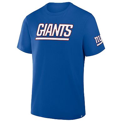 Men's Fanatics Royal New York Giants Legacy Cotton T-Shirt