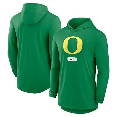 Men's Nike Green Oregon Ducks Lightweight Performance Long Sleeve